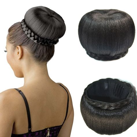 Fake Hair Buns, Braided Chignon, Chignon Bun, Bun Hair Piece, Chignon Hair, Ponytail Wig, Hair Buns, Protective Hairstyle, Fake Hair