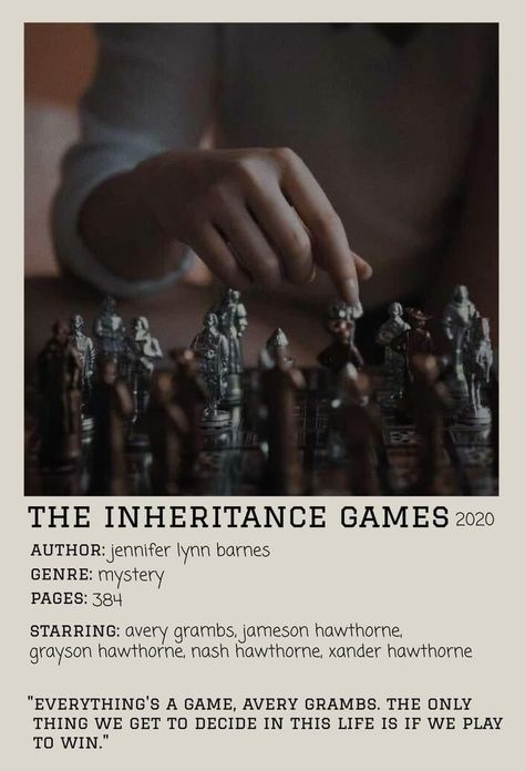 The Inheritance Games Poster, Hawthorne Brothers, Inheritence Games, Hawthorne Legacy, Grayson Hawthorne, Inheritance Trilogy, The Inheritance Games, Jennifer Lynn, Inheritance Games