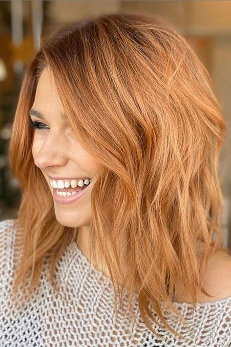 A women's lifestyle destination dedicated to style, entertainment, love, and living beautifully. Strawberry Blonde Hair Short Bob, Short Strawberry Blonde Hair, Strawberry Blonde Hair Color, Hair Blond, Ginger Hair Color, Strawberry Blonde Hair, Easy Hairstyle, Haircut Hairstyle, Hair Haircut