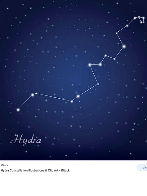 Hydra Constellation, Star Constellations, Astronomy, Constellations, Harry Potter, Tattoos, Quick Saves