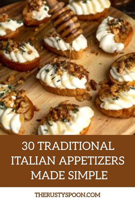 Struggling to squeeze in cooking time? Dive into "30 Italian Appetizers" for simple and speedy recipes that are ideal for any get-together. Pin this to make your next party planning a breeze. Italian Snacks Parties, Appetizer Recipes For Dinner Party, Summer Appetizers For Party Easy Healthy, Italian Food Party Ideas Appetizers, Appetizers For Italian Meal, Classic Italian Appetizers, Appetizers To Go With Pasta, Trending Appetizers 2024, Anniversary Appetizer Ideas