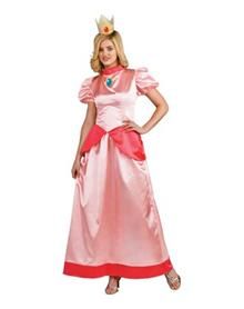 Mario Bros. Princess Peach Adult Womens Costume Peach Halloween Costume, Princess Peach Halloween Costume, Princess Peach Halloween, Plus Size Fancy Dresses, Plus Size Princess, 90s Fancy Dress, Princess Peach Dress, Super Mario Costumes, Princess Peach Costume