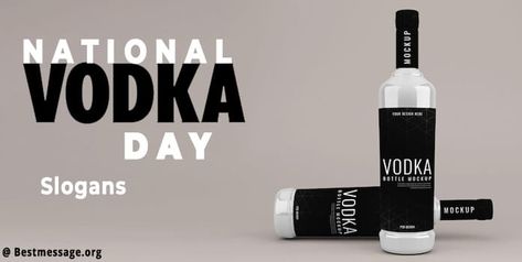 National Vodka Day Vodka Sayings, Vodka Day, National Vodka Day, Quotes Status, Wishes Messages, Day Quotes, Day Wishes, Friends And Family, Quote Of The Day