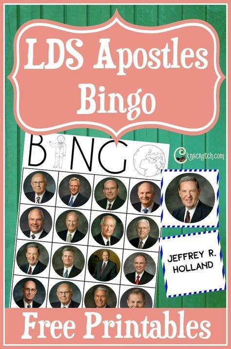 LDS Apostle Bingo- perfect for a Family Home Evening activity around General Conference Lds Conference Activities, Lds General Conference Activities, Visiting Teaching Gifts, Lds Apostles, General Conference Activities, Family Home Evening Lessons, Lds Conference, Activity Day Girls, Lds General Conference