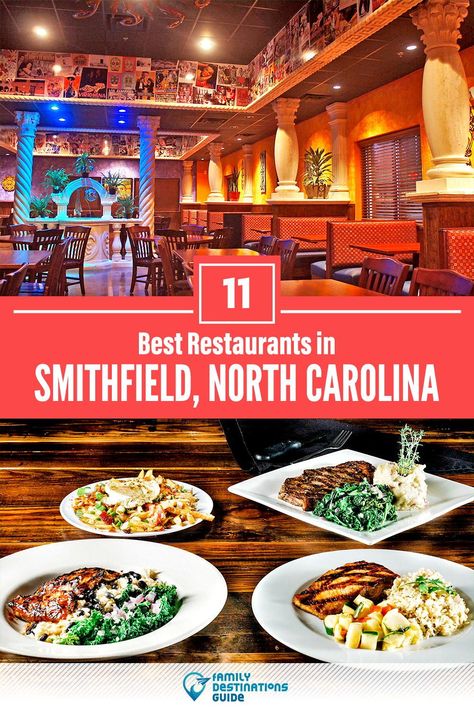 Want to see the best restaurants in Smithfield, NC? We’re FamilyDestinationsGuide, and we’re here to help: From incredible brunch spots and amazing places to eat dinner, to local foodie spots and hidden gems, discover the BEST Smithfield restaurants - so you get memories that last a lifetime! #smithfield #smithfieldrestaurants #restaurantsinsmithfield #bestrestaurantsinsmithfield #placestoeatsmithfield New Bern North Carolina, Boone North Carolina, Lunch Places, Kid Friendly Restaurants, Durham North Carolina, Boone Nc, New Bern, Family Destinations, Brunch Spots