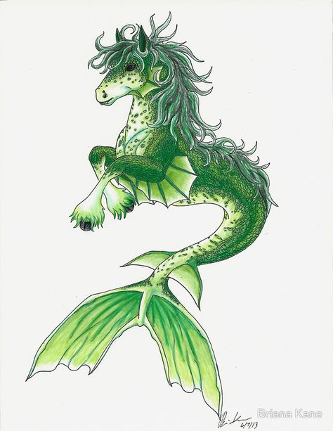 Kelpie Mystical Sea Monster by Briana Kane Kelpie Horse, Museum Statues, Sea Monsters Drawing, Scale Drawings, Man Eater, Mythological Creature, Magical Horses, Jamie Hewlett, Fantasy Horses