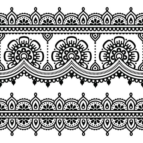 Indian Henna Tattoo, India Background, Dotwork Tattoo Mandala, Pattern Tattoos, Henna Drawings, Indian Henna, Ornamental Design, Mandala Design Pattern, Indian Patterns