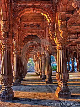 Indore Rajwada, The Royal Palace Of Indore, India Royalty Free Stock Photography - Image: 7436627 Rajwada Indore, Indian Castle, Indian Fort, Arch Ways, Arches Design, Indian Palace, Indian Temple Architecture, India Architecture, Royal Indian