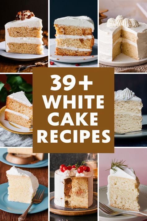 39+ Amazing White Cake Recipes That Will Make Your Celebration Extra Special!... Bake the perfect white cake for your next celebration!... With fluffy layers smooth frosting and fun toppings these recipes will bring joy to any occasion. From classic vanilla to unique flavors your dessert table will shine. Perfect for birthdays weddings holidays and more. Let the sweet memories begin!... https://ostrali.com/foodr/white-cake-recipes White Cake With Vanilla Pudding, Easy White Cake, Keto Vanilla Cake, White Chocolate Wedding Cake, Fluffy Vanilla Cake Recipe, Fluffy White Cake, Classic Vanilla Cake, Almond Joy Cake, White Chocolate Raspberry Cake