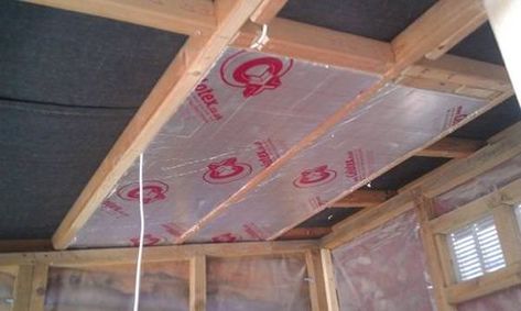 Insulating A Shed, Diy Sheds, Shed Design Plans, Wood Sheds, Diy Insulation, Backyard Cabin, Insulated Garden Room, Wood Workshop, Shed Building