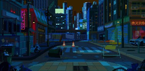 Pixel City, Pixel Art Landscape, Pixel Art Background, Pixel Animation, Arte 8 Bits, 8bit Art, Cool Pixel Art, New Retro Wave, Pixel Art Games