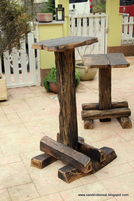 bonsai displays | My new garden bonsai stands                                                                                                                                                                                 More Bonsai Plant Stand Outdoor, Outdoor Bonsai Display Ideas, Bonsai Bench Diy, Bonsai Stands Ideas, Bonsai Stands Outdoor, Bonsai Display Stand, Bonsai Display Ideas, Bonsai Garden Landscaping, Bonsai Bench