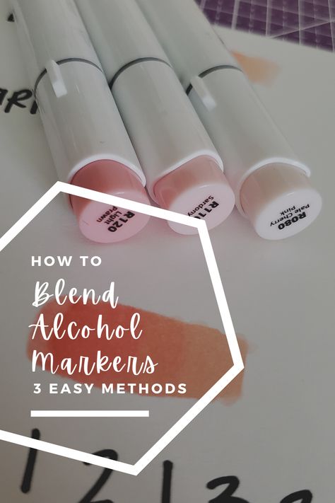 Three easy ways to blend alcohol markers flawlessly - perfect for marker beginners. Blending Alcohol Markers, Alcohol Ink Markers Tutorial, Drawing With Alcohol Markers Easy, Beginner Alcohol Marker Art, Painting With Alcohol Markers, How To Blend Alcohol Markers, Ohuhu Markers Art Easy, Alcohol Marker Doodles, Coloring With Alcohol Markers