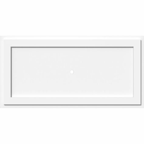 Ekena Millwork Rectangle Architectural Grade PVC Contemporary Ceiling Medallion & Reviews | Wayfair Pvc Moulding, Contemporary Ceiling, Pvc Ceiling, Colored Ceiling, Ceiling Medallion, Coffered Ceiling, Wac Lighting, Ceiling Medallions, Sloped Ceiling