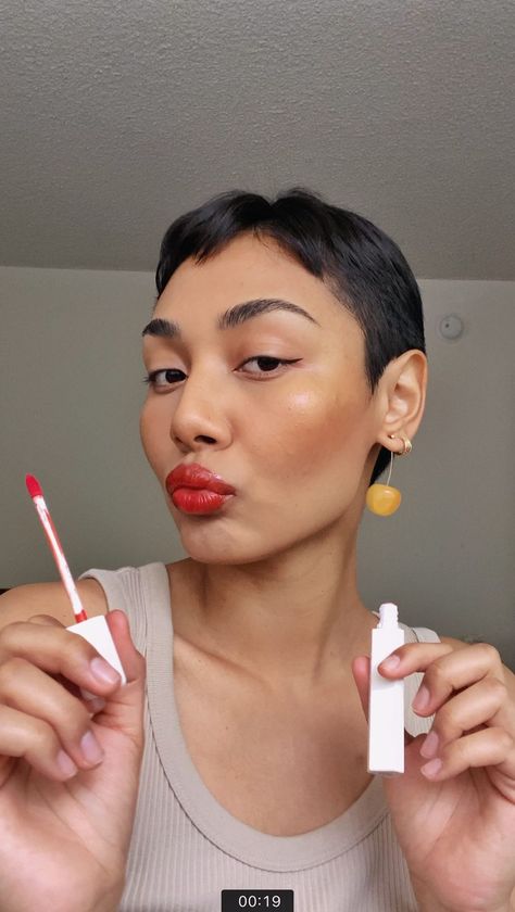 sienna_eleanora on Instagram: Trying out @fentybeauty’s new poutsicle lip stain in Zesty Bestie 💄🍊 Have you tried it as a blush yet? #makeup #fentybeauty #tutorial… Fenty Poutsicle, Fenty Lip Stain, Fenty Beauty Lip Stain Berry Banger, Fenty Poutsicle Lip Stain, Fenty Beauty Lip Paint, Fenty Beauty Poutsicle Lip Stain, Fenty Beauty Lip Gloss Fussy, Poutsicle Lip Stain, Fenty Beauty Stunna Lip Paint