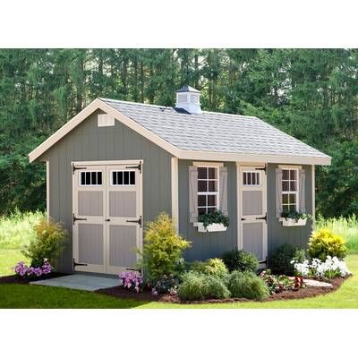 Wood Shed Kits, Small Shed, Wooden Storage Sheds, Outdoor Garden Sheds, Storage Shed Kits, Wood Shed Plans, Patio Grande, Build Your Own Shed, Wood Storage Sheds