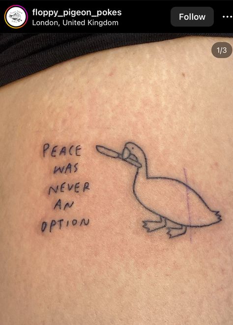 Goose Tattoo, Animal Tattoos, Pretty Tattoos, Tattoo Ideas, Tattoos, Quick Saves