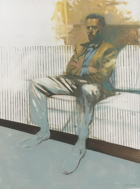 Michael Carson - "All Those Worn Out Lines", Painting For Sale at 1stdibs Michael Carson, Figurative Artwork, Oil Painting Portrait, Arte Inspo, Painting Style, Figure Painting, Figurative Art, Contemporary Paintings, Portrait Art