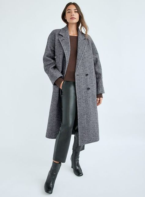 Wool Coats For Women, Criss Cross Dress, Wool Coats, Wool Coat Women, Double Breasted Coat, Womens Blazers, Menswear Inspired, Cashmere Coat, Parka Jacket