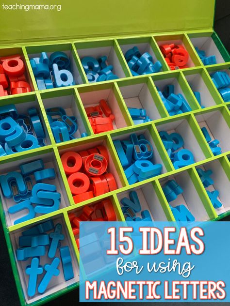 magnetic letters Letter Activities Kindergarten, Event Theme Ideas, Letters Activities, Teaching Alphabet, Magnetic Alphabet Letters, Letter Centers, Multisensory Teaching, Learning Folder, Magnet Activities