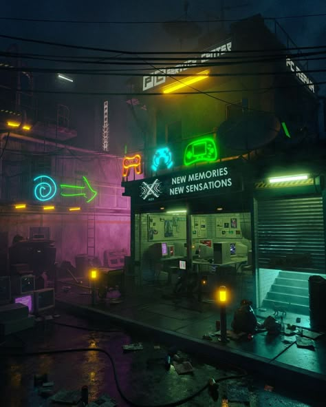 Neon Cyberpunk Aesthetic, Cyberpunk Street, Neon Cyberpunk, Iphone Wallpaper Stills, Underground Cities, Cyberpunk City, Cyberpunk Aesthetic, Cyberpunk Character, Neo Noir