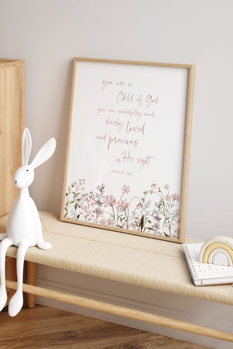 Nursery wall art girl