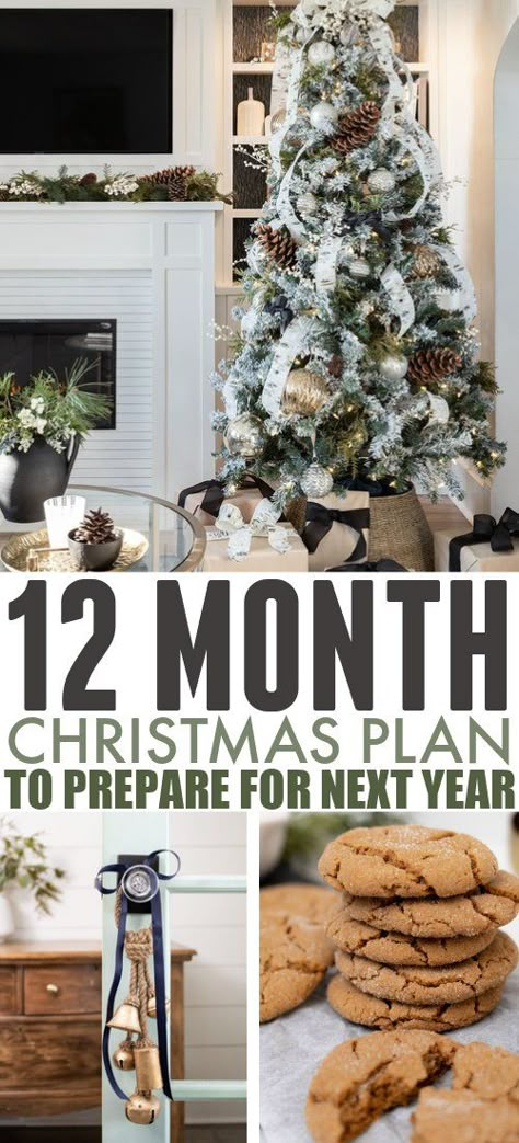 Preparing For Christmas Early, Christmas Organization Ideas, Monthly Tasks, Christmas To Do List, Holiday Cleaning, Gift Tracker, Holiday Organization, Christmas Prep, Holiday Prep