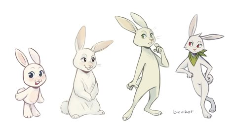 Rabbit Poses Drawing, Rabbit Pose Reference, Rabbit Person Art, Rabbit Design Illustration, How To Draw Rabbits, Rabbit Character Illustration, Rabbit Human Hybrid, Anthro Rabbit Character Design, Rabbit Drawing Reference