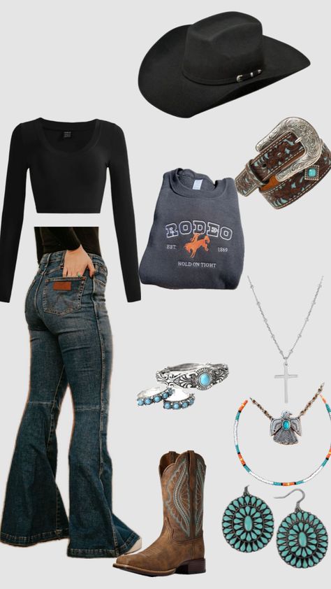 #outfitinspo #fyp #fypshuffle Causal Country Outfits, Country Outfits Women, Rodeo Outfit, Western Fits, Casual Country Outfits, Southern Outfits, Country Style Outfits, Western Wear Outfits, Cute Country Outfits