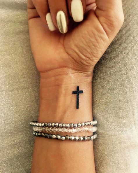 Let Them Tatoos, Bible Verse Wrist Tattoos For Women, Let God Tattoos For Women, Cross Bracelet Tattoo, Wrist Cross Tattoos For Women, Small Cross Tattoo On Wrist, Cross Tattoos For Women On Wrist, Cross Wrist Tattoos For Women, Small Faith Tattoo