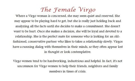 Virgo Female Virgo Female, Facts About Girls, Save Me Quotes, Virgo Things, Zodiac Characteristics, Virgo And Sagittarius, Virgo Girl, Virgo Quotes, Virgo Love