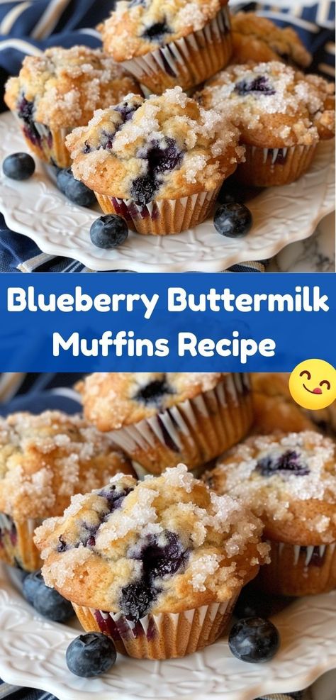 Enjoy moist blueberry buttermilk muffins with this simple recipe. Perfect for breakfast or snacks! Blueberry Buttermilk Muffins, Blueberry Buttermilk Breakfast Cake, Streusel Topping For Muffins, Blueberry Cheesecake Muffins, Moist Blueberry Muffins, Buttermilk Blueberry Muffins, Blueberry Recipes Breakfast, Blueberry Streusel Muffins, Buttermilk Muffins