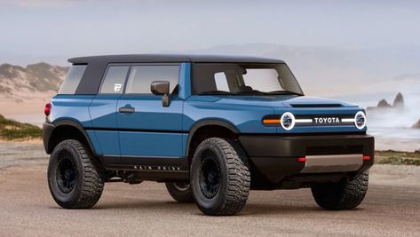 2023 Toyota FJ Cruiser takes shape: Is this what a new Ford Bronco, Jeep Wrangler rival could look like? - Car News | CarsGuide Toyota Usa, Off Road Wheels, Toyota Fj Cruiser, Fj Cruiser, Family Car, Ford Bronco, Offroad Vehicles, Mini Van, Toyota Land Cruiser