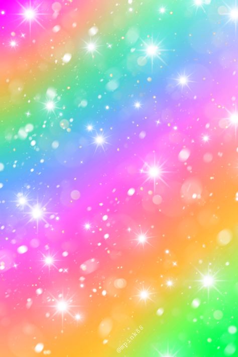 Rainbow Galaxy Aesthetic, Neon Rainbow Background, Cute Rainbow Background, Glitter Rainbow Wallpaper, Sparkledog Aesthetic, Rainbow Screensaver, Rainbow Background Wallpapers, Rainbow Stars Wallpaper, Rainbow Glitter Background