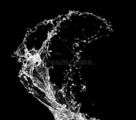 Stylish water splash. Isolated on black background , #affiliate, #splash, #water, #Stylish, #background, #black #ad Liquid Splash, Stylish Background, Abstract Sketches, Splash Effect, Splash Photography, Water Splash, Background Black, Vans Off The Wall, Logo Design Template