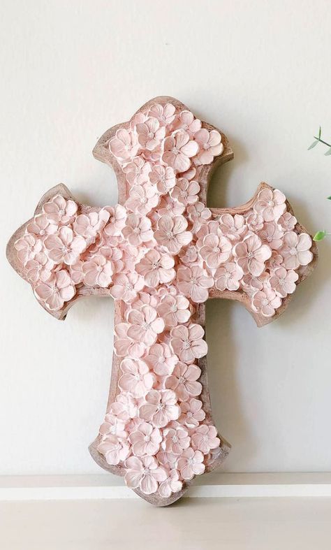 Catholic Wall Decor, Catholic Home Decor, Catholic Home, Catholic Cross, Wall Cross, Home Altar, Floral Cross, Crosses Decor, Christian Decor