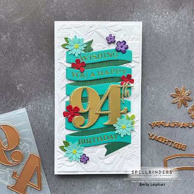 Happy 94th Birthday, 94th Birthday, Hot Foil Stamping, Foil Paper, Spellbinders Cards, Glitter Paper, Pretty Wallpapers Backgrounds, Foil Stamping, Card Maker