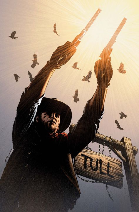 Dark Tower: The Gunslinger - The Battle of Tull (2011) #1 Dark Tower Gunslinger, Gunslinger Dark Tower, Dark Tower Art, Roland Deschain, The Gunslinger, John Romita Jr, The Dark Tower, Strange Places, Cowboy Art