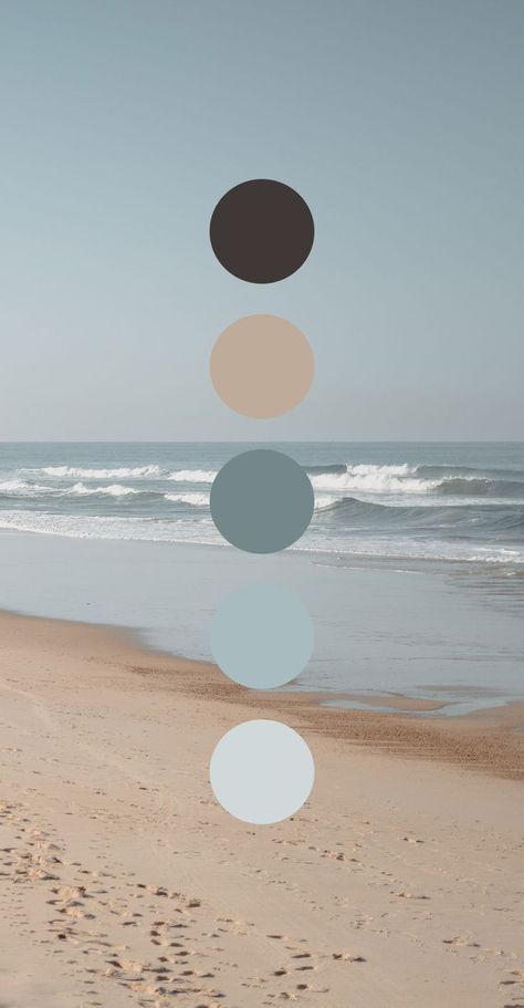 Color Palette Coastal, Color Palette For Home, Ocean Color Palette, Beach Color Palettes, Coastal Color Palette, House Color Palettes, Business Colors, Color Schemes Colour Palettes, Coastal Colors