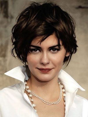 audrey tautou by balitasg Audrey Tatou Hair, Audrey Tautou, Hair Styles 2014, Short Hairstyles For Thick Hair, Short Wavy Hair, Short Wavy, Short Curly Hair, Hair Today, Great Hair