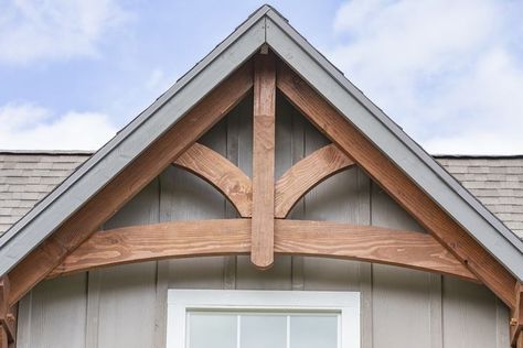 Gables On House Exterior, Gable Accents, Ranch House Exterior, Craftsman Exterior, Home Exterior Makeover, Exterior Makeover, Exterior Remodel, House Siding, Farmhouse Exterior