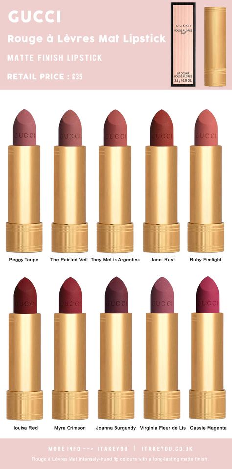 Gucci Lipstick Swatch, Gucci Lipstick Aesthetic, Gucci Lipstick, Mat Lipstick, Matte Nude Lipstick, Creme Lipstick, Lipstick Collection, Edgy Makeup, Lipstick Swatches