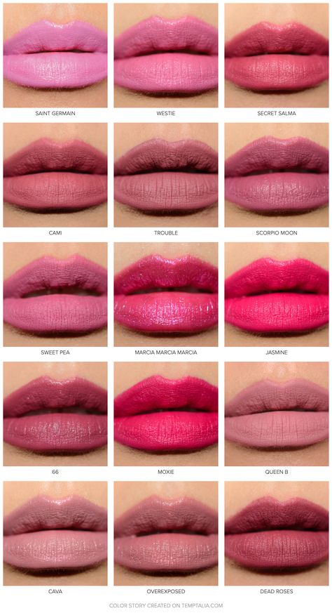 Cool Pink & Mauve Lippies | Makeup Look & Inspiration Lipstick Shades Pink, Dusty Pink Makeup, Best Mauve Lipstick, Lip Colours, Mauve Lip Color, Lipstick Colours, Cool Tone Lipstick Colors, Cool Toned Lipstick, Mauve Lipstick Makeup Look