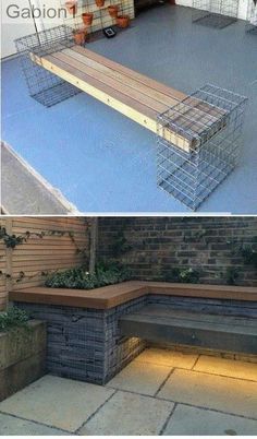 Taman Air, Landscaping Backyard, Backyard Diy, Diy Garden Furniture, Outdoor Gardens Design, Garden Seating, Garden Cottage, Garden Bench, Back Garden