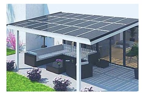 Solar Pergola, Terrasse Design, Solar Roof Tiles, Solar Panels Roof, Patio Pergola, Solar Energy Panels, Solar Panels For Home, Solar Roof, Best Solar Panels