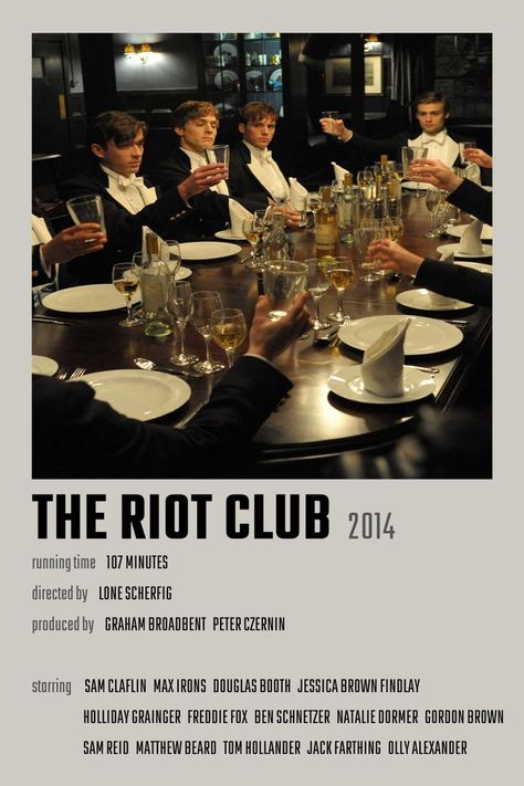 The Riot Club Movie Poster Dark Academia Movies, The Riot Club, Top Movies To Watch, Film Recommendations, Movies To Watch Teenagers, Something Funny, Most Paused Movie Scenes, Iconic Movie Posters, Movie To Watch List