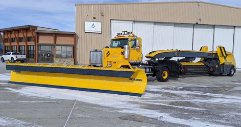 Snowy Airport, Snowcat Vehicle, Ariens Snowblower, Snow Removal Equipment, Snow Vehicles, Fuel Truck, Airport Design, Snow Removal, Snow Plow