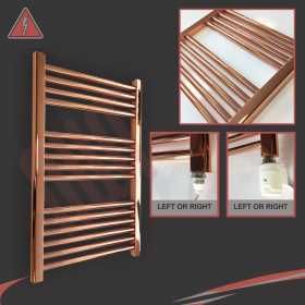 Electric Copper Bathroom Towel Rails | Electric Towel Warmers - NWT Direct Copper Bathroom Accessories, Toilet Plan, Chrome Towel Rail, Electric Towel Warmer, Electric Towel Rail, Copper Work, Modern Factory, Bathroom Radiators, Copper Bathroom