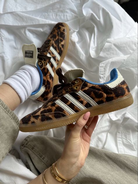 Leopard sneakers Cheetah Print Adidas Shoes Outfit, Adidas Leopard Sneakers Outfit, Leapord Print Sambas, Leopard Print Sambas, Cheetah Print Sambas, Adidas Samba Leopard, Cheetah Sambas, Leopard Sambas, Shoes Photo Ideas