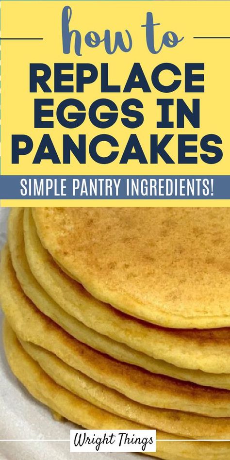 Dairy Free Egg Free Pancakes, Replacement For Eggs, Egg Replacer Recipes, Egg Replacement In Baking, Egg Free Pancakes, Sugar Free Desserts Easy, Egg Substitute In Baking, Vegan Egg Replacement, Egg Substitute